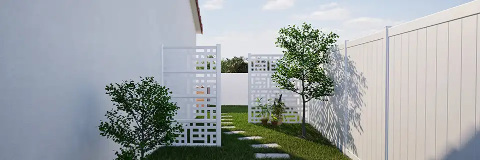 Claustra aluminium Klaustra avec décor Kostum