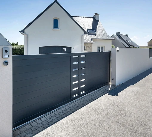 portail aluminium kostum sur mesure Glazik