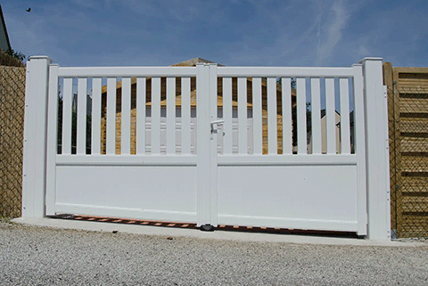 Portail battant en aluminium Argoat Kostum