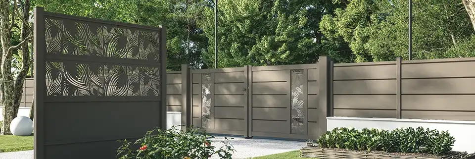 Claustra en alumnium décor Baaka