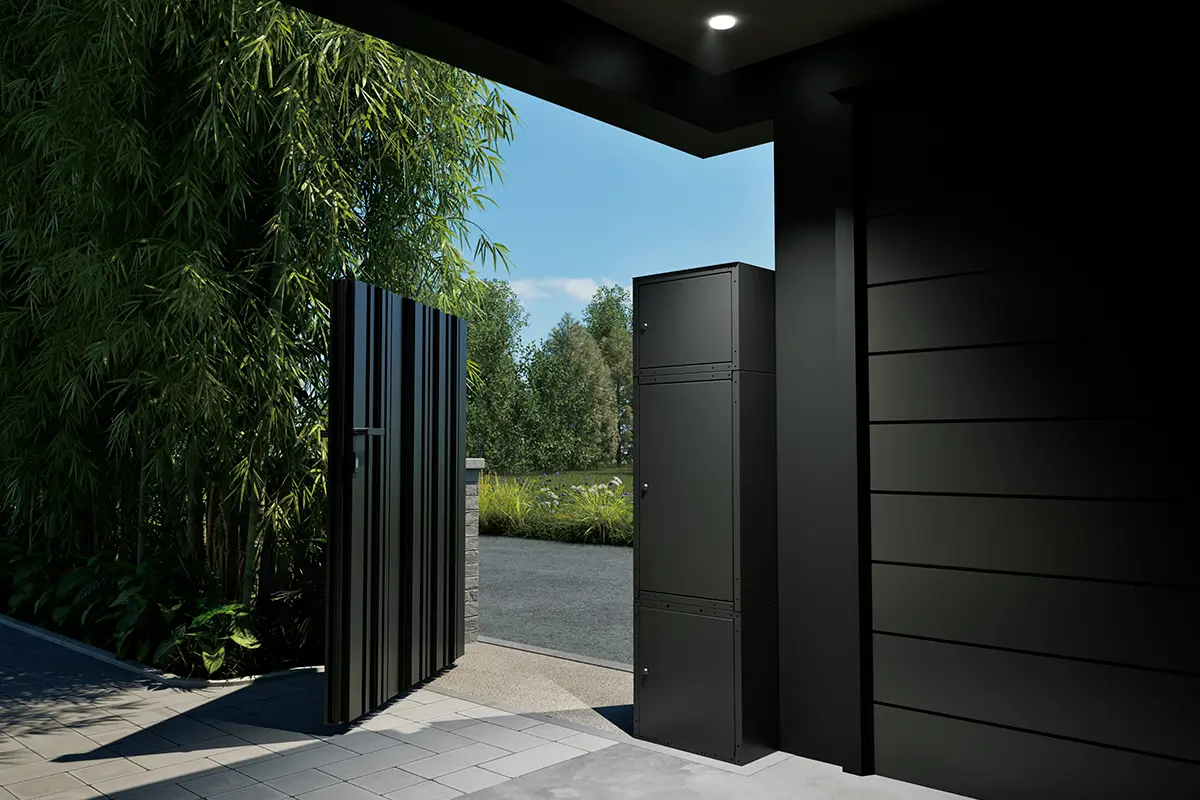 Buzón de paquetes conectado