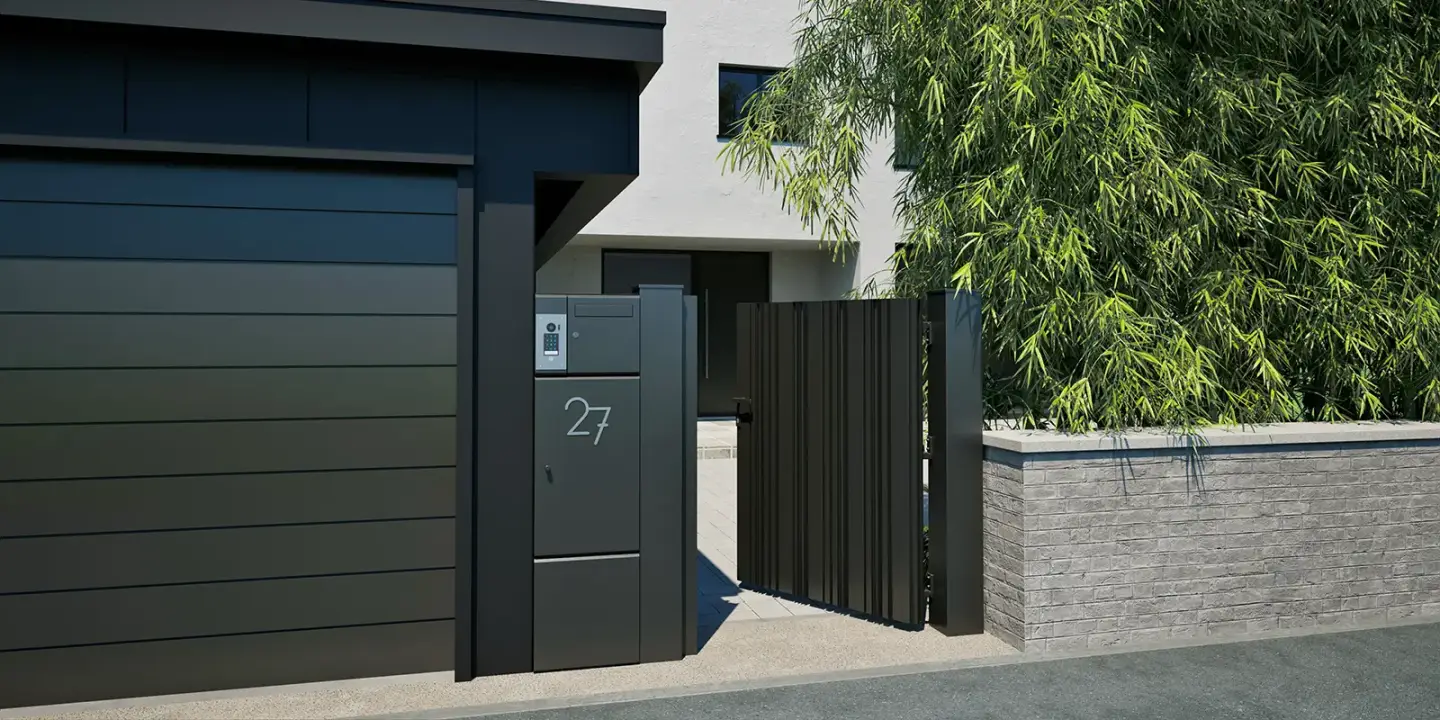 Buzón de paquetes conectado