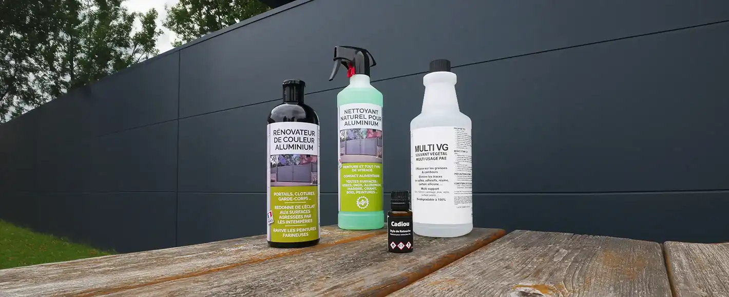 Productos de mantenimiento para aluminio