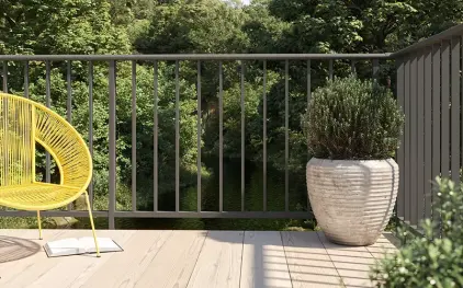 garde-corps barreaudé yana