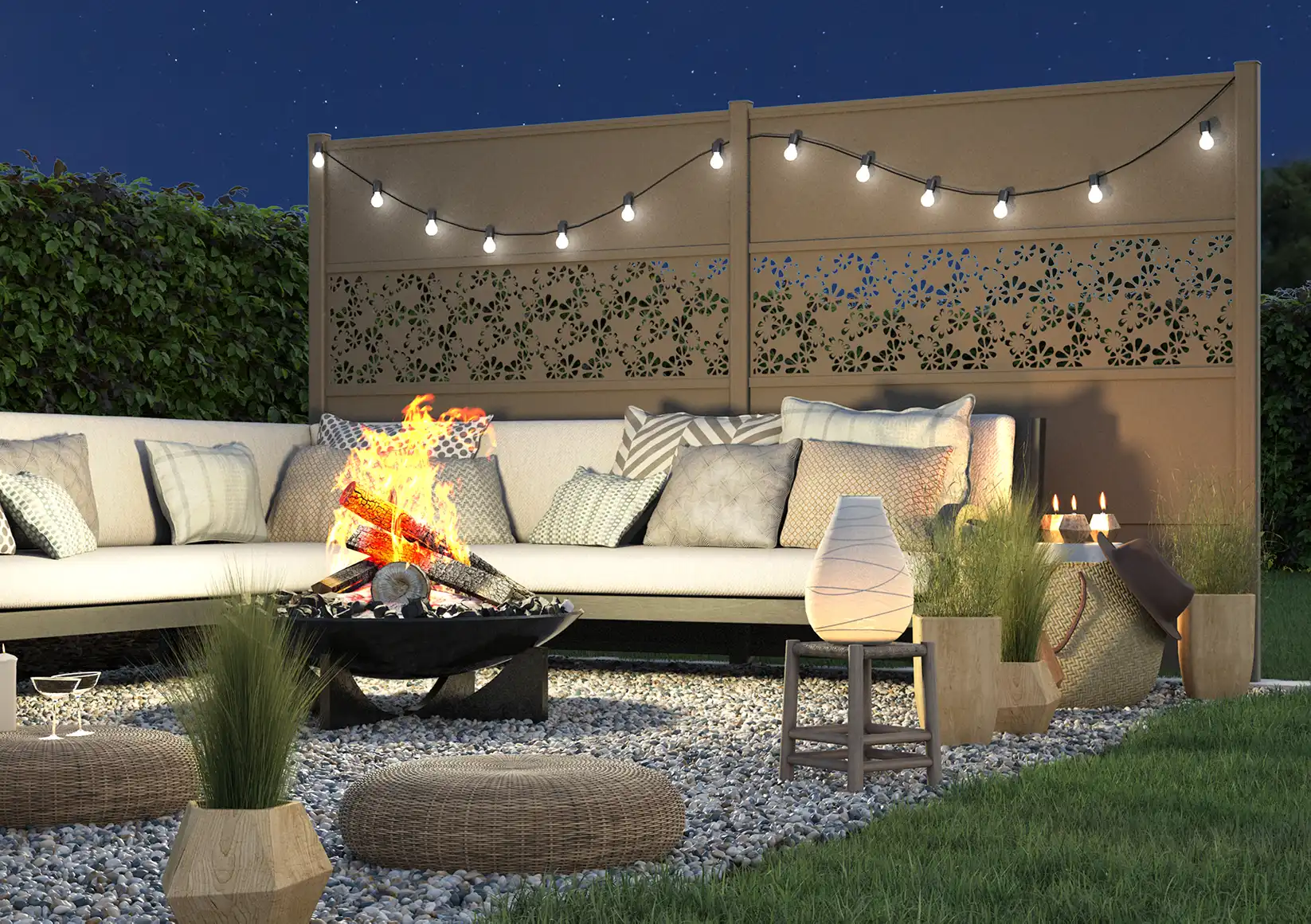 Diferentes estilos de celosías de aluminio Kostum