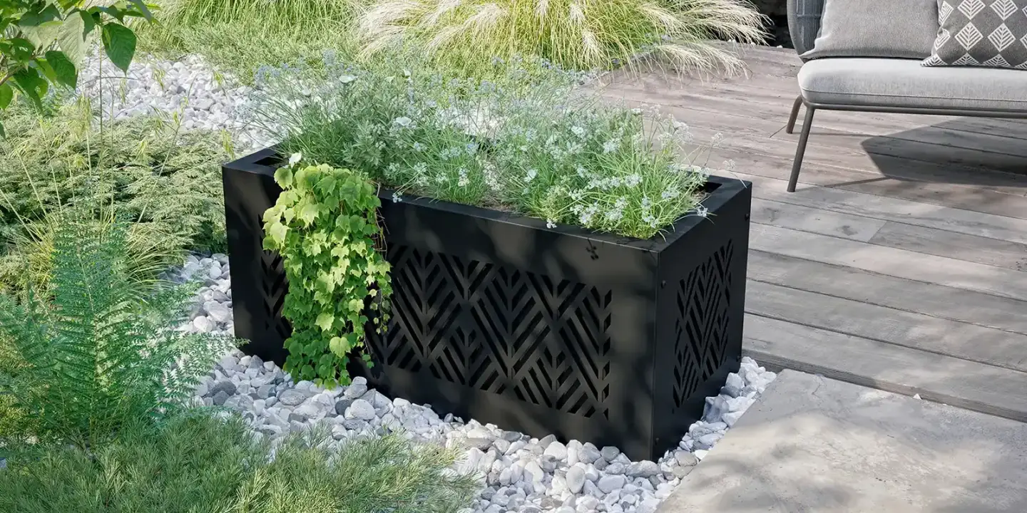 Revestimiento de Jardinera en Aluminio Louza