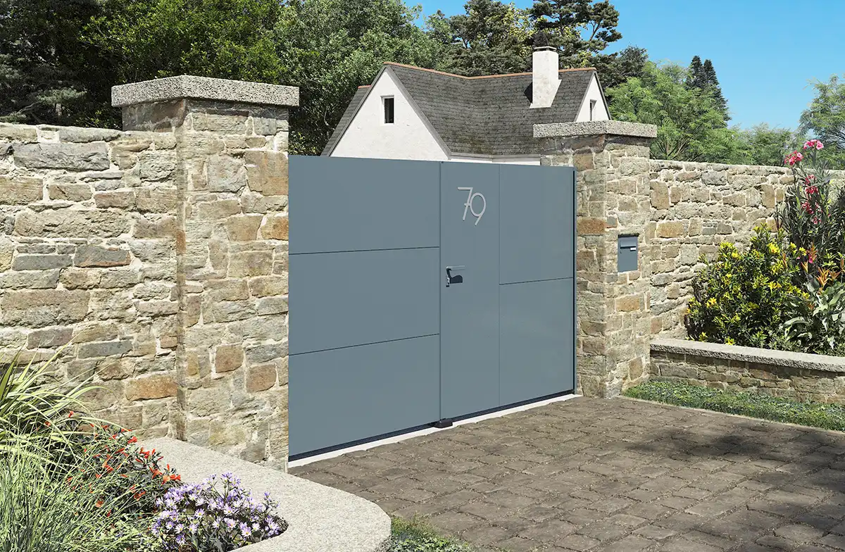 Plaque numéro de rue surfaçage et alunox