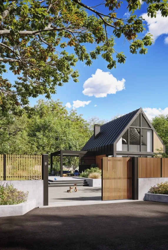 Portail et clôture aluminium Kostum