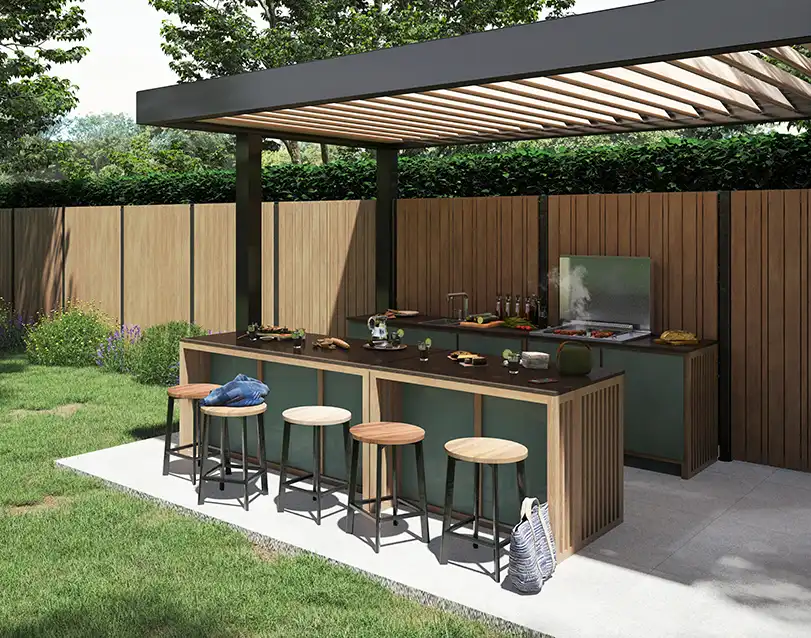 cocina modular kanell salvia